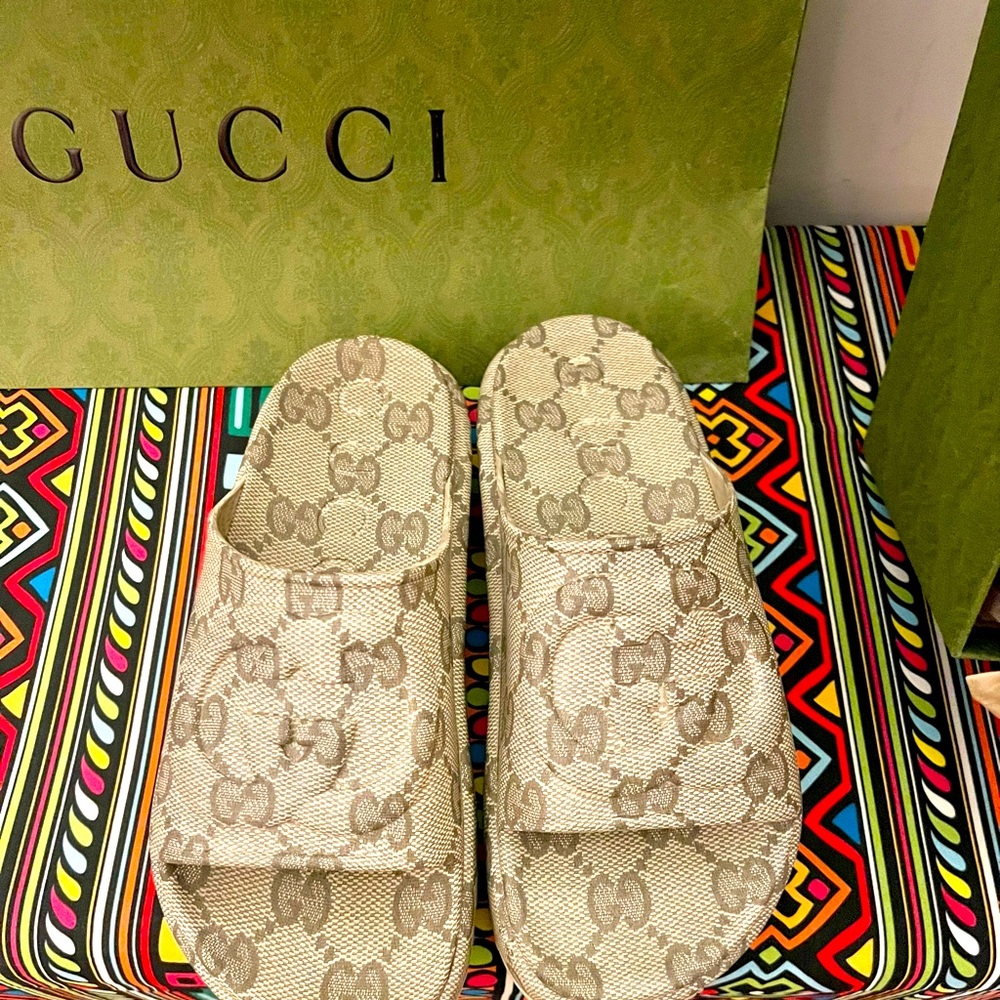 Miami Platform Gucci Slides